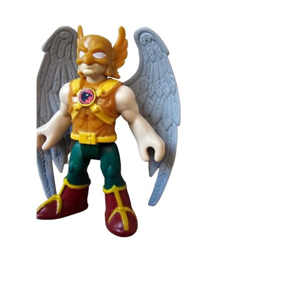 DC Comics Imaginext DC Super Friends Hawkman Poseable Mini Figure Toy Figurine - Picture 5 of 7